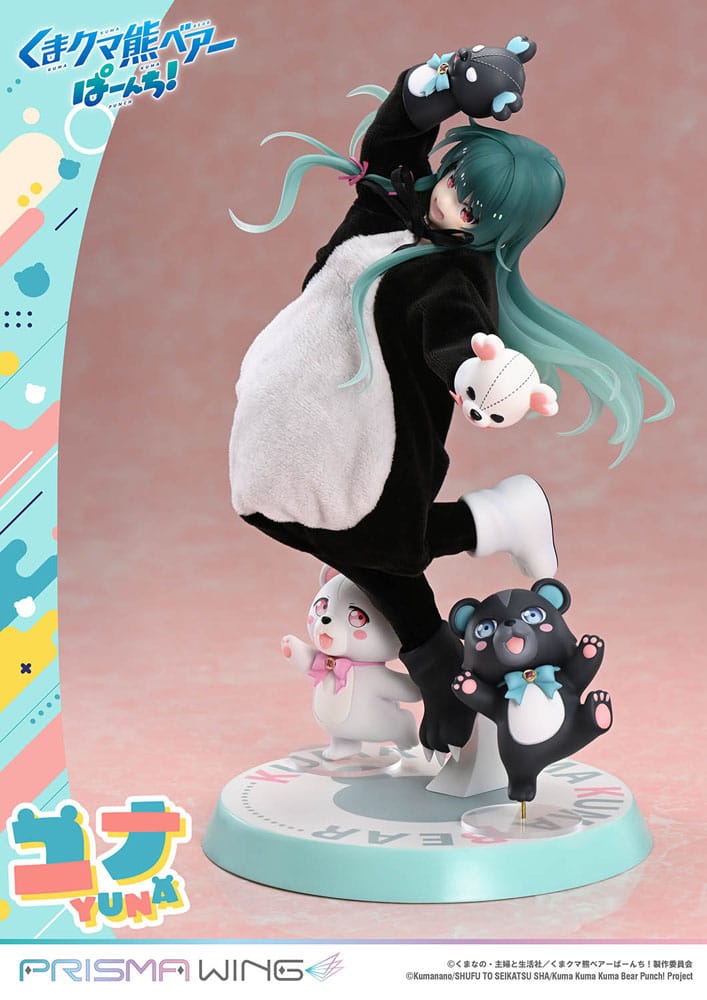 Kuma Kuma Kuma Bear Punch! Prisma Wing PVC Statue 1/7 Yuna 28 cm Scalefiguren Yokina