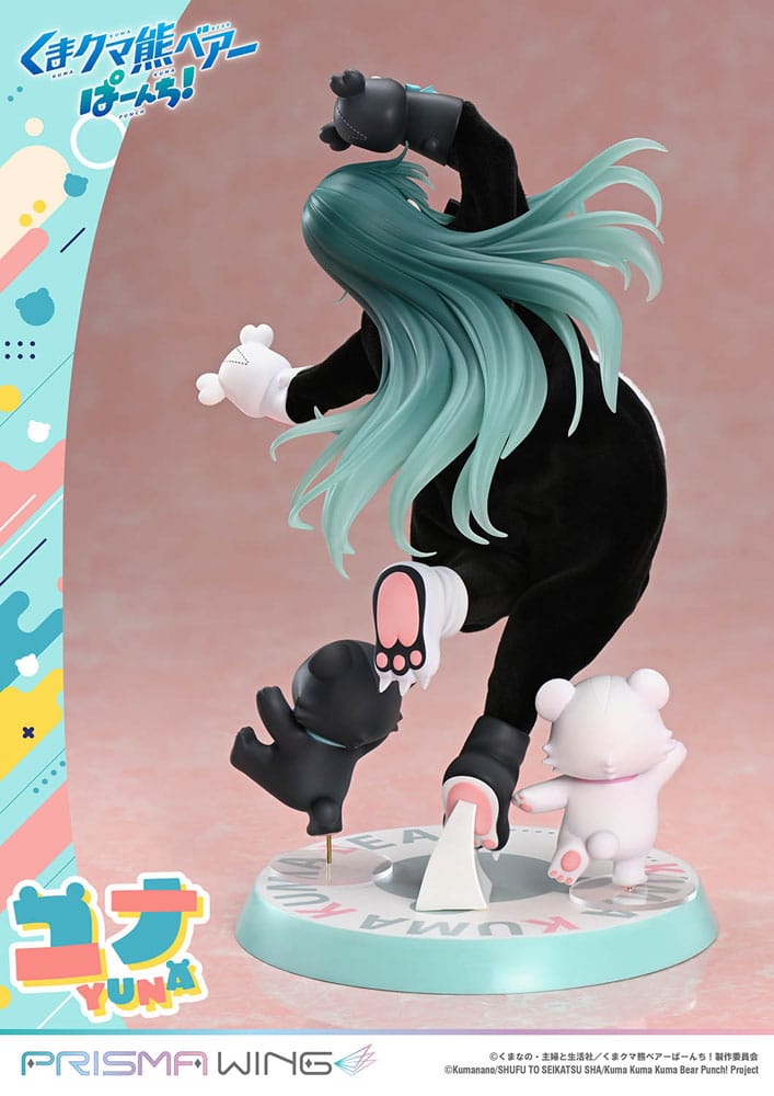 Kuma Kuma Kuma Bear Punch! Prisma Wing PVC Statue 1/7 Yuna 28 cm Scalefiguren Yokina
