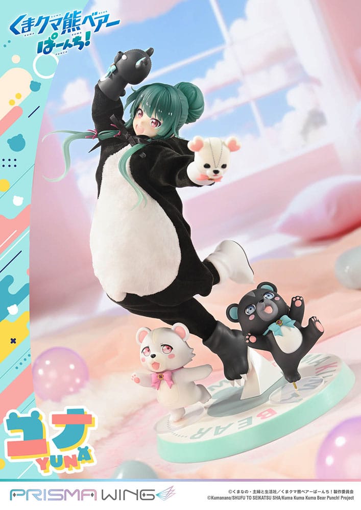 Kuma Kuma Kuma Bear Punch! Prisma Wing PVC Statue 1/7 Yuna 28 cm Scalefiguren Yokina
