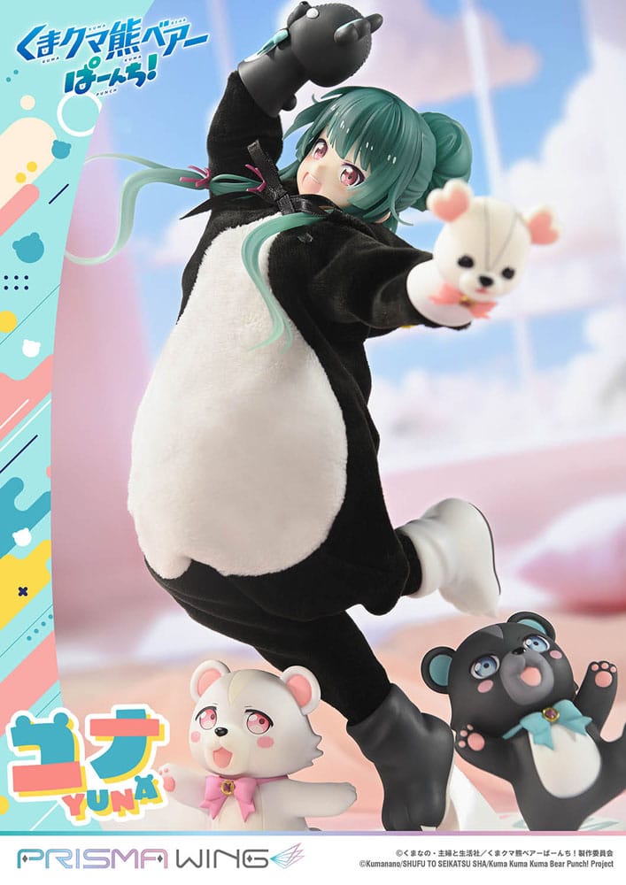 Kuma Kuma Kuma Bear Punch! Prisma Wing PVC Statue 1/7 Yuna 28 cm Scalefiguren Yokina