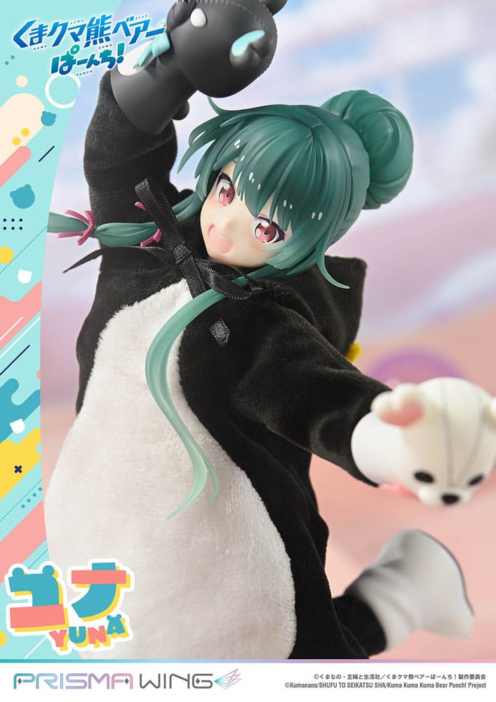 Kuma Kuma Kuma Bear Punch! Prisma Wing PVC Statue 1/7 Yuna 28 cm Scalefiguren Yokina