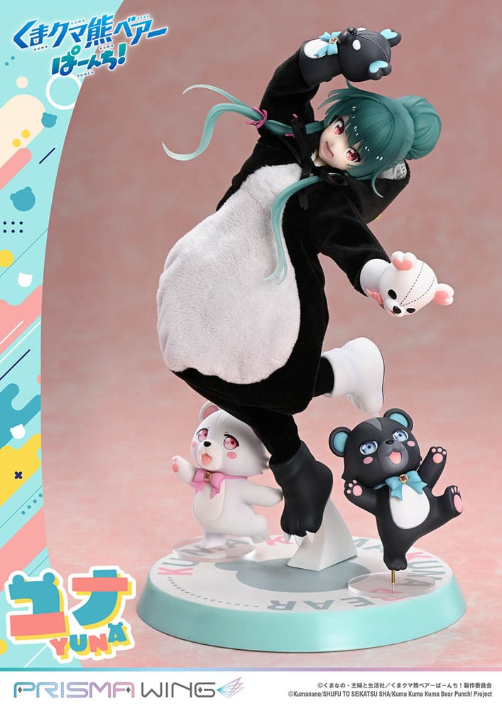 Kuma Kuma Kuma Bear Punch! Prisma Wing PVC Statue 1/7 Yuna 28 cm Scalefiguren Yokina