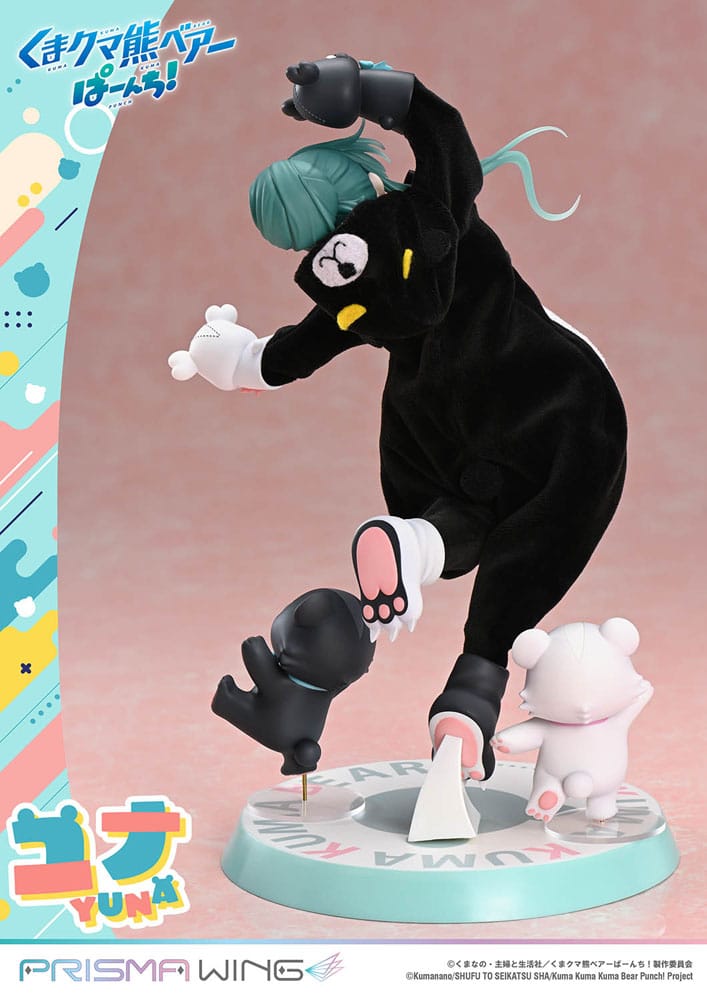 Kuma Kuma Kuma Bear Punch! Prisma Wing PVC Statue 1/7 Yuna 28 cm Scalefiguren Yokina