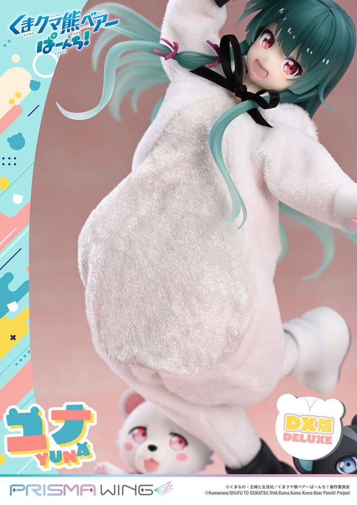 Kuma Kuma Kuma Bear Punch! Prisma Wing PVC Statue 1/7 Yuna Deluxe Version 28 cm Scalefiguren Yokina