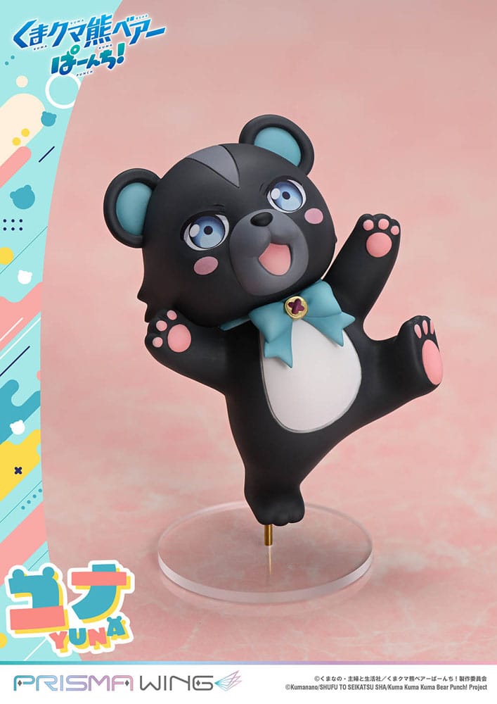 Kuma Kuma Kuma Bear Punch! Prisma Wing PVC Statue 1/7 Yuna Deluxe Version 28 cm Scalefiguren Yokina