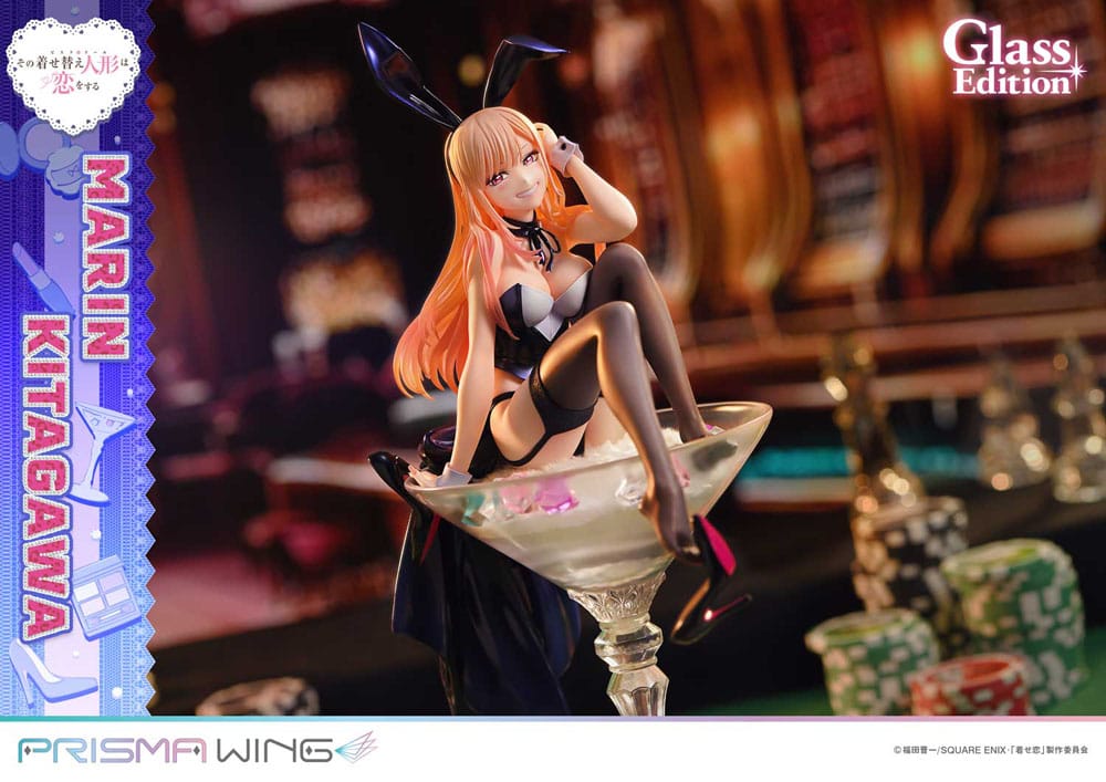 My Dress-Up Darling Prisma Wing PVC Statue 1/7 Marin Kitagawa Glass Edition 29 cm Scalefiguren Yokina