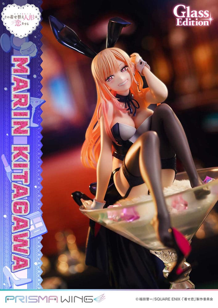 My Dress-Up Darling Prisma Wing PVC Statue 1/7 Marin Kitagawa Glass Edition 29 cm Scalefiguren Yokina