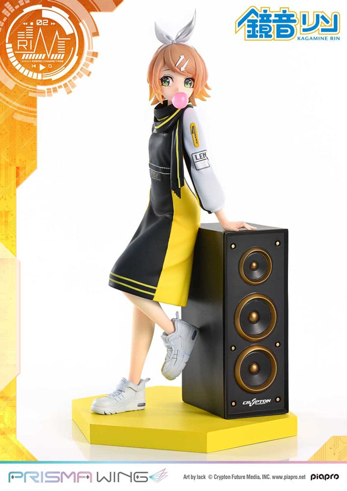 Vocaloid Piapro Characters Prisma Wing PVC Statue 1/7 Kagamine Rin (Art by lack) 21 cm Scalefiguren Yokina