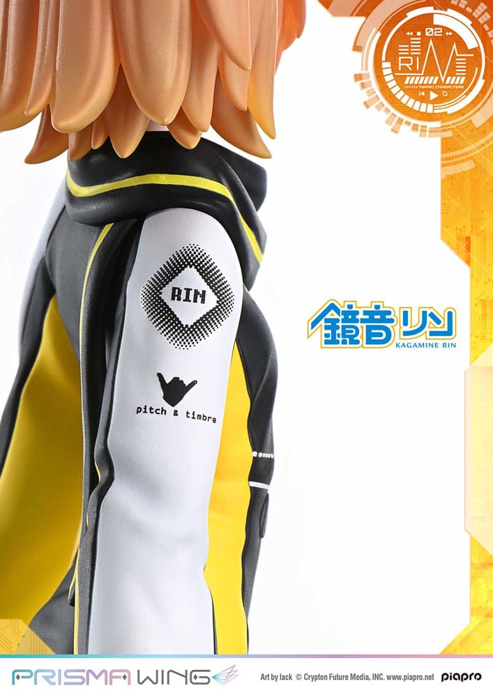 Vocaloid Piapro Characters Prisma Wing PVC Statue 1/7 Kagamine Rin (Art by lack) 21 cm Scalefiguren Yokina