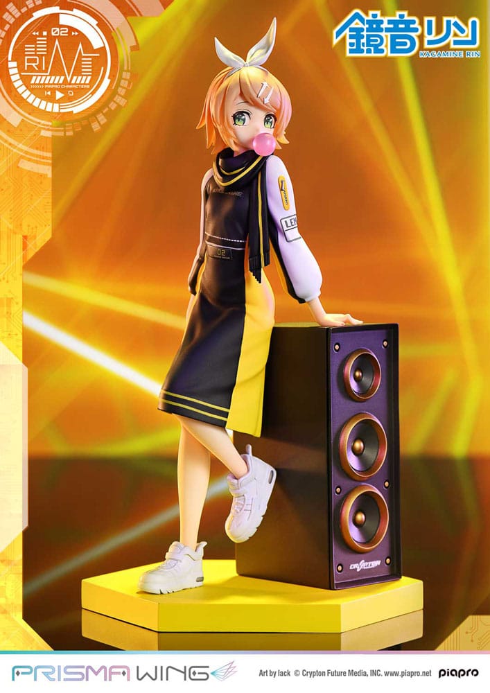 Vocaloid Piapro Characters Prisma Wing PVC Statue 1/7 Kagamine Rin (Art by lack) 21 cm Scalefiguren Yokina