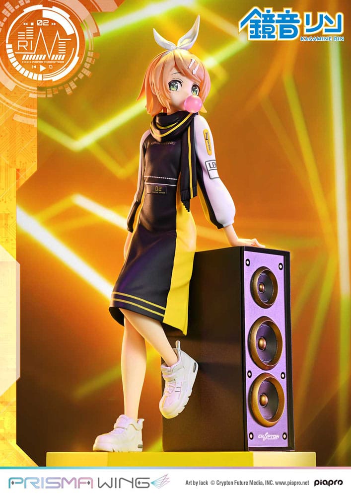 Vocaloid Piapro Characters Prisma Wing PVC Statue 1/7 Kagamine Rin (Art by lack) 21 cm Scalefiguren Yokina