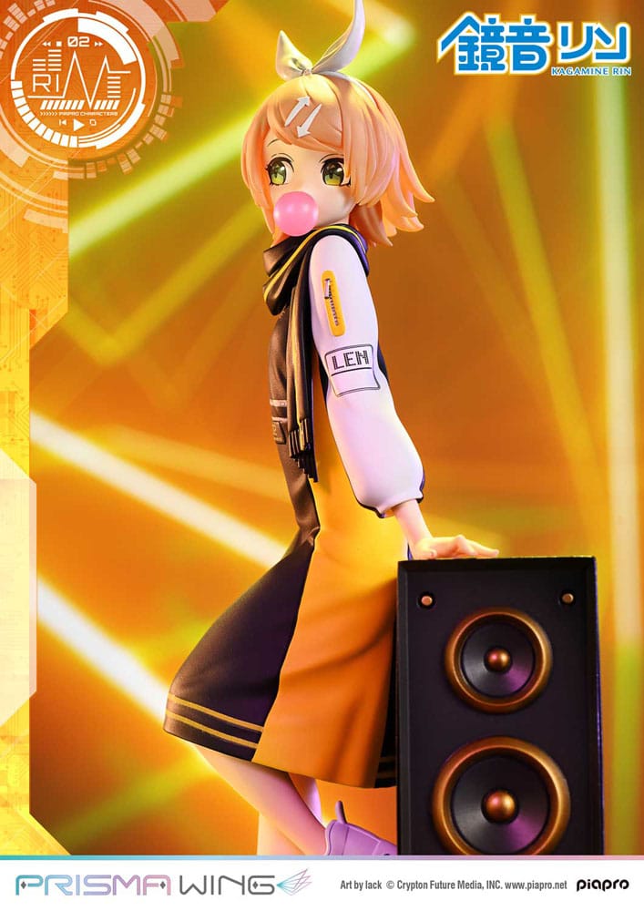 Vocaloid Piapro Characters Prisma Wing PVC Statue 1/7 Kagamine Rin (Art by lack) 21 cm Scalefiguren Yokina