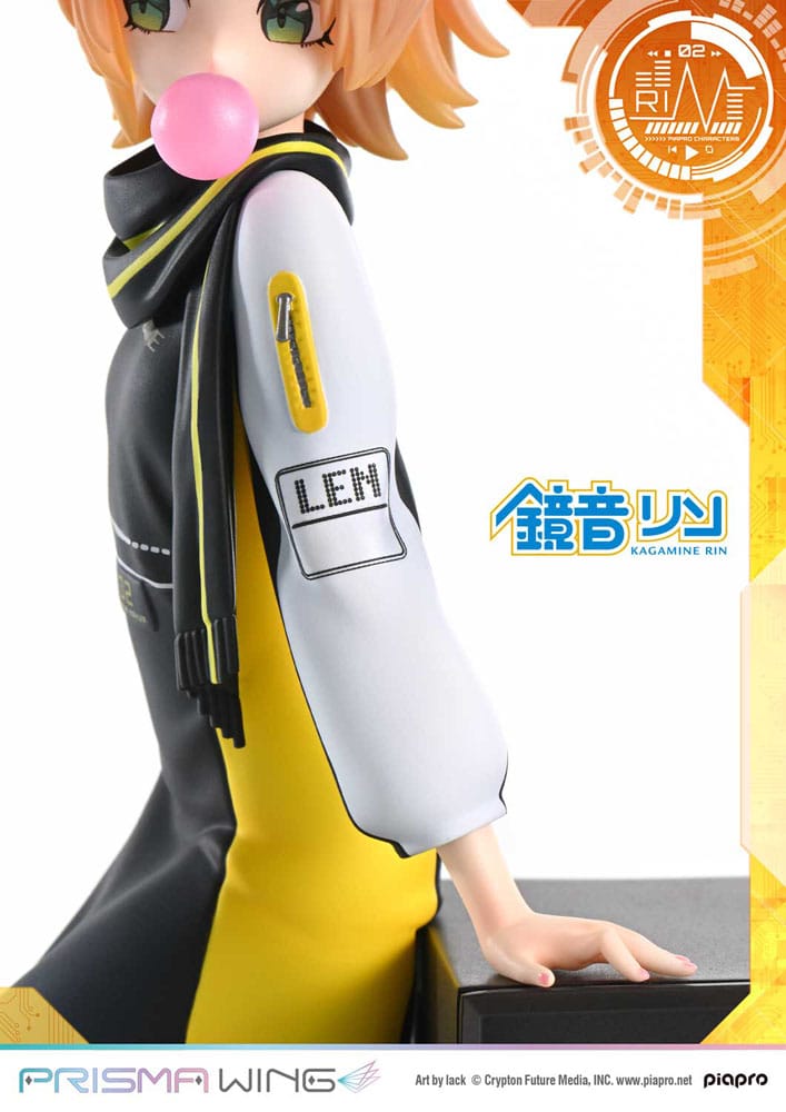 Vocaloid Piapro Characters Prisma Wing PVC Statue 1/7 Kagamine Rin (Art by lack) 21 cm Scalefiguren Yokina