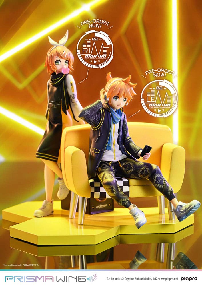Vocaloid Piapro Characters Prisma Wing PVC Statue 1/7 Kagamine Len (Art by lack) 18 cm Scalefiguren Yokina