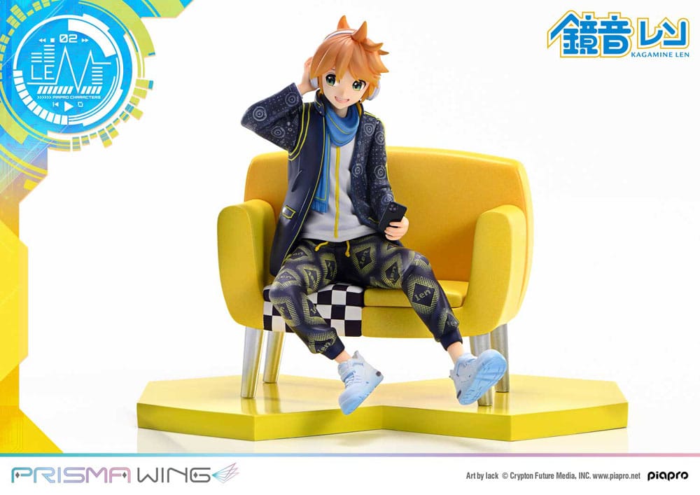 Vocaloid Piapro Characters Prisma Wing PVC Statue 1/7 Kagamine Len (Art by lack) 18 cm Scalefiguren Yokina