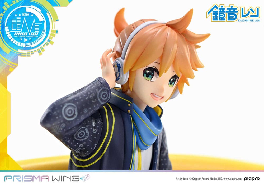 Vocaloid Piapro Characters Prisma Wing PVC Statue 1/7 Kagamine Len (Art by lack) 18 cm Scalefiguren Yokina