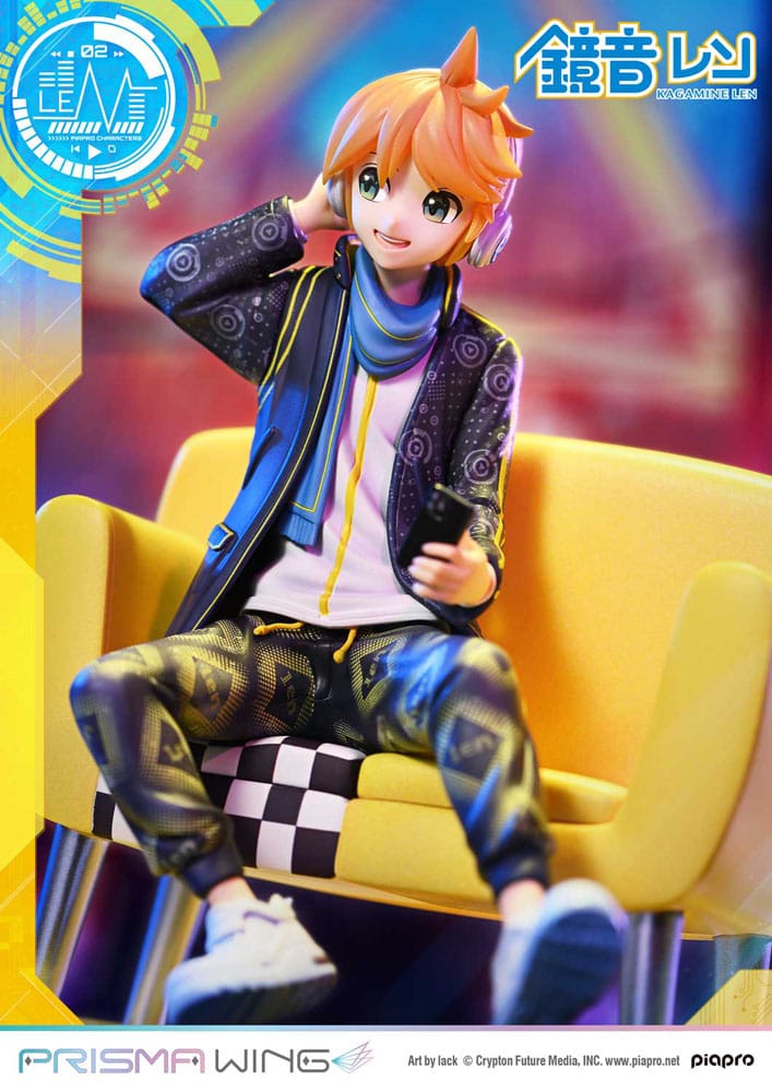 Vocaloid Piapro Characters Prisma Wing PVC Statue 1/7 Kagamine Len (Art by lack) 18 cm Scalefiguren Yokina
