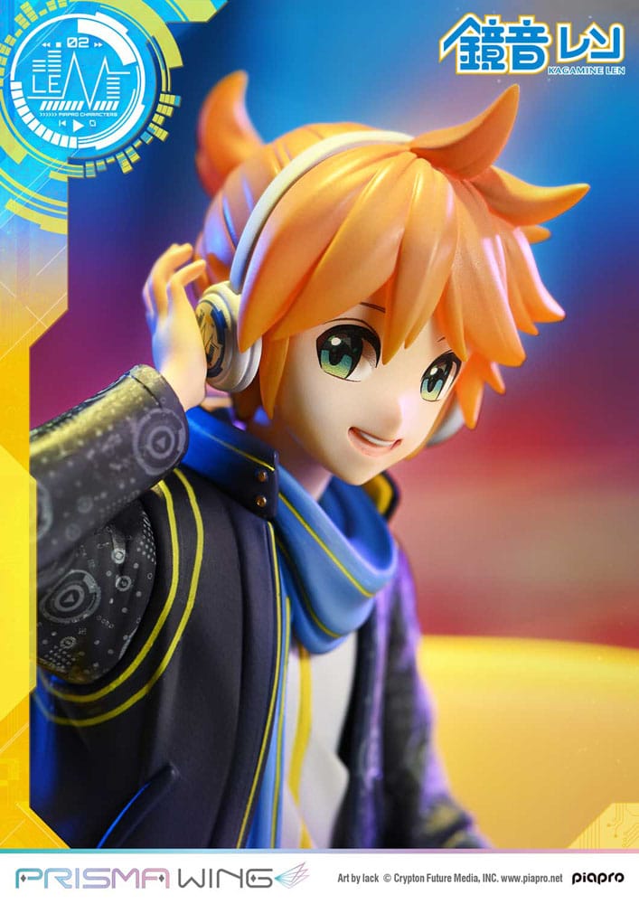 Vocaloid Piapro Characters Prisma Wing PVC Statue 1/7 Kagamine Len (Art by lack) 18 cm Scalefiguren Yokina