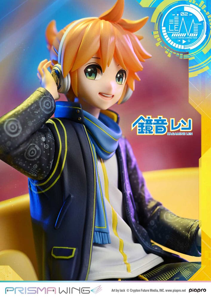 Vocaloid Piapro Characters Prisma Wing PVC Statue 1/7 Kagamine Len (Art by lack) 18 cm Scalefiguren Yokina