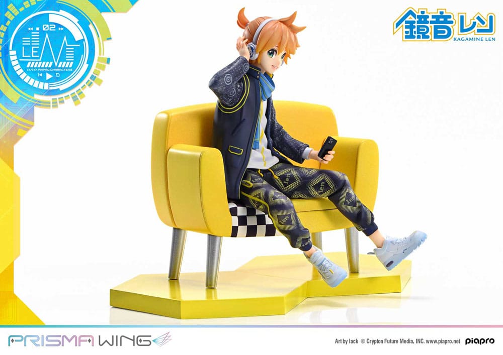 Vocaloid Piapro Characters Prisma Wing PVC Statue 1/7 Kagamine Len (Art by lack) 18 cm Scalefiguren Yokina