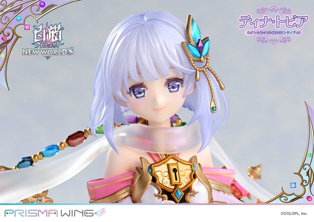 White Cat Project Prisma Wing PVC Statue 1/7 Tina Topia (The 10 Billion Tridollars of Neon Island) 22 cm Scalefiguren Yokina