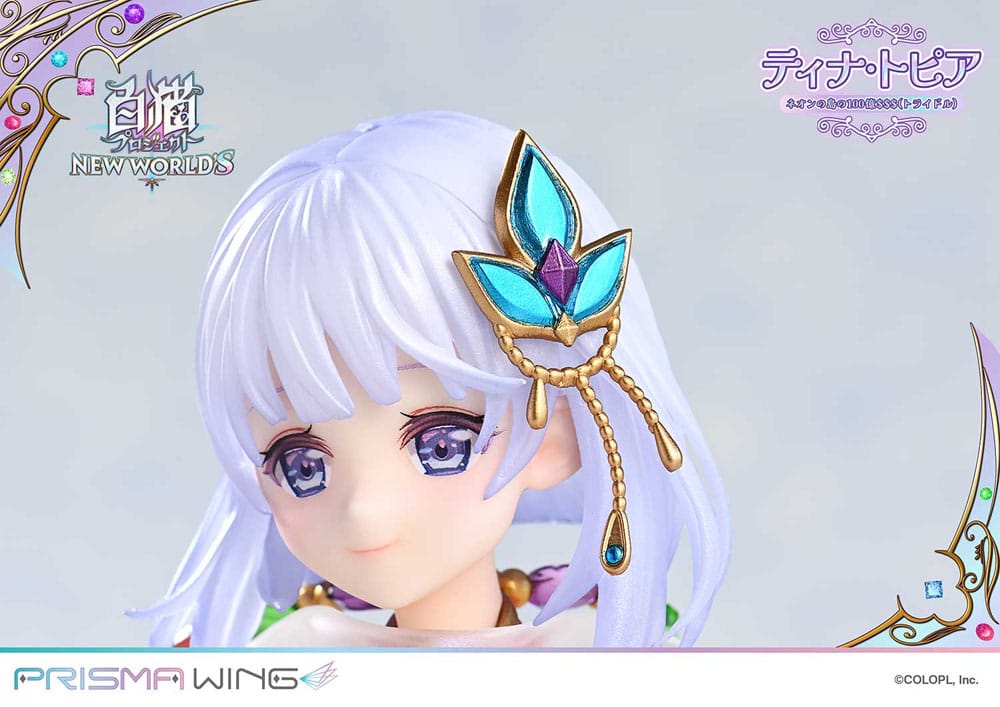 White Cat Project Prisma Wing PVC Statue 1/7 Tina Topia (The 10 Billion Tridollars of Neon Island) 22 cm Scalefiguren Yokina