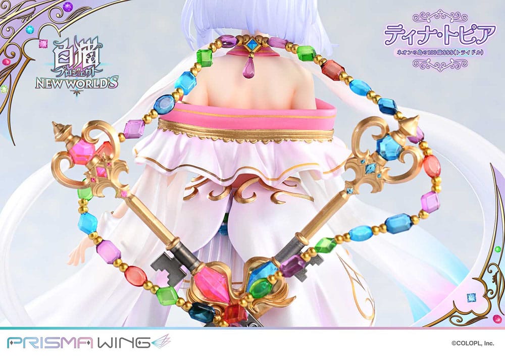 White Cat Project Prisma Wing PVC Statue 1/7 Tina Topia (The 10 Billion Tridollars of Neon Island) 22 cm Scalefiguren Yokina