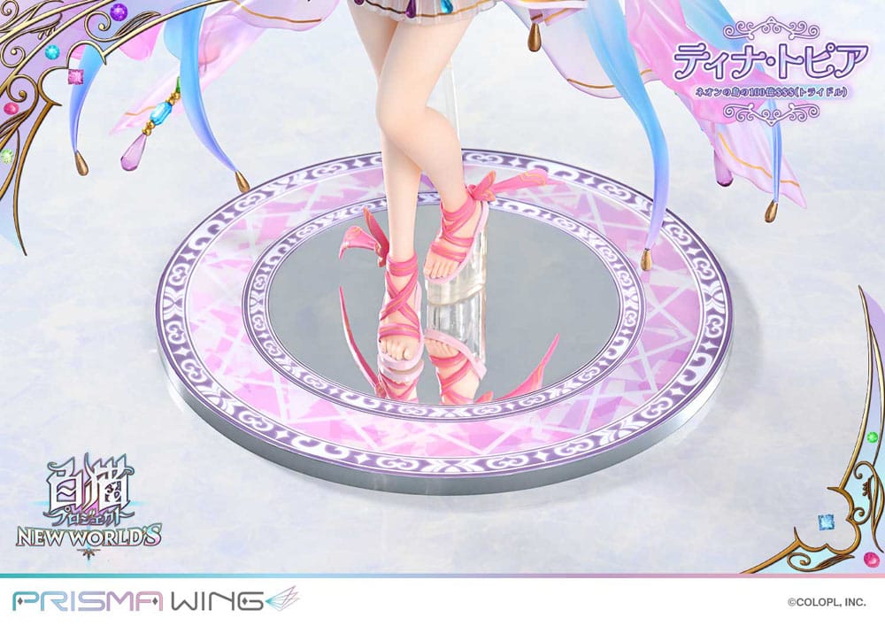 White Cat Project Prisma Wing PVC Statue 1/7 Tina Topia (The 10 Billion Tridollars of Neon Island) 22 cm Scalefiguren Yokina