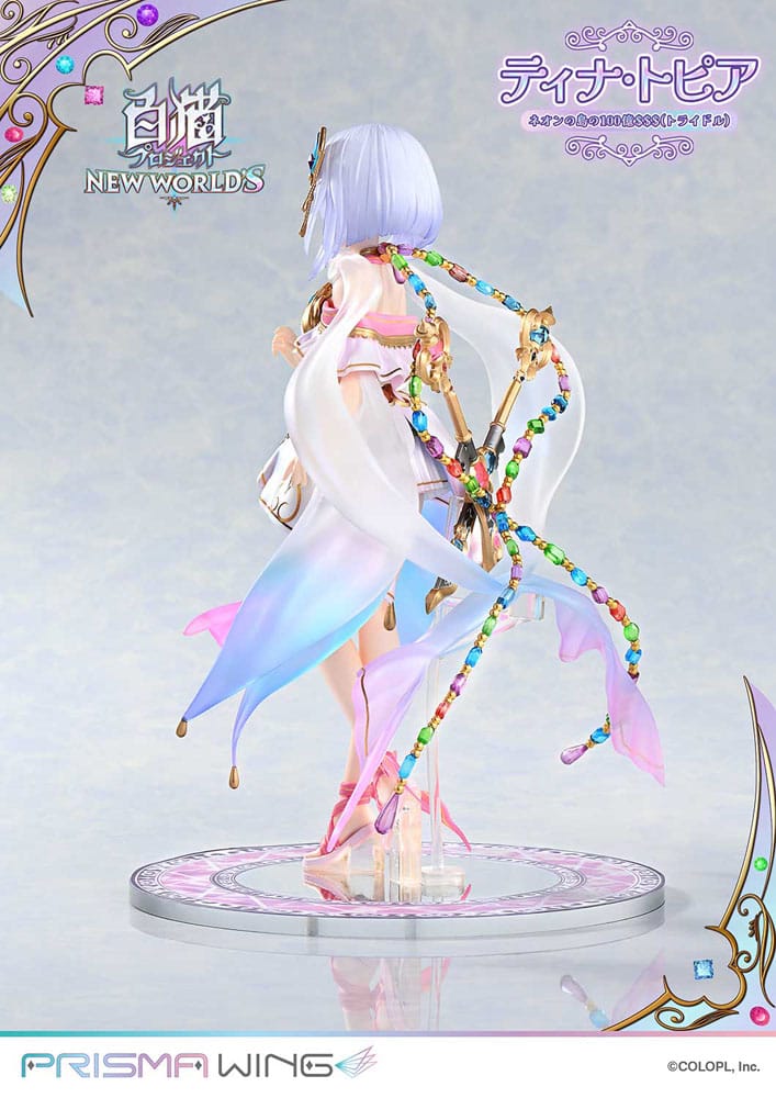 White Cat Project Prisma Wing PVC Statue 1/7 Tina Topia (The 10 Billion Tridollars of Neon Island) 22 cm Scalefiguren Yokina