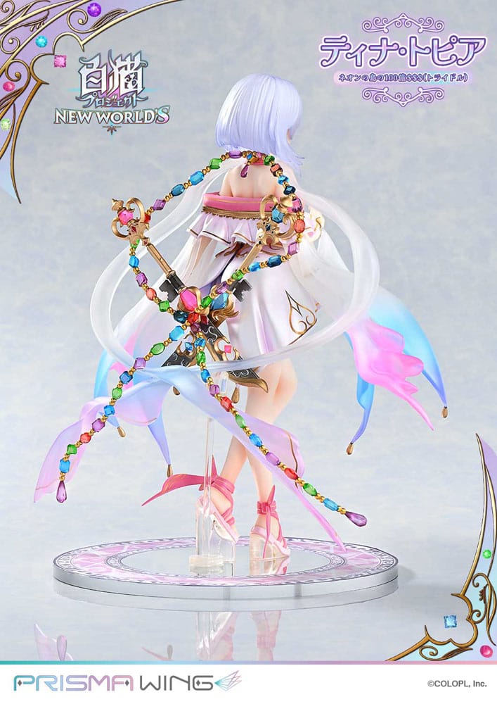 White Cat Project Prisma Wing PVC Statue 1/7 Tina Topia (The 10 Billion Tridollars of Neon Island) 22 cm Scalefiguren Yokina