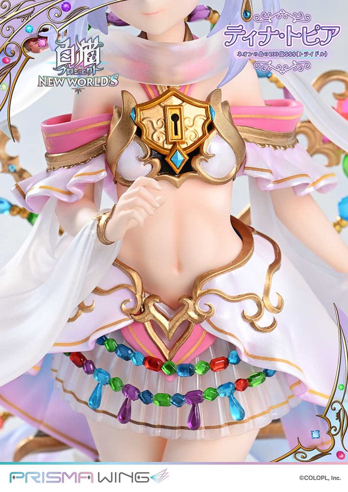 White Cat Project Prisma Wing PVC Statue 1/7 Tina Topia (The 10 Billion Tridollars of Neon Island) 22 cm Scalefiguren Yokina