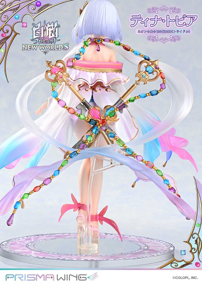 White Cat Project Prisma Wing PVC Statue 1/7 Tina Topia (The 10 Billion Tridollars of Neon Island) 22 cm Scalefiguren Yokina