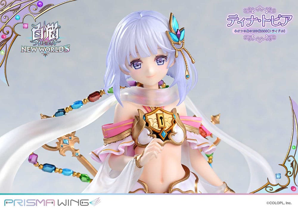 White Cat Project Prisma Wing PVC Statue 1/7 Tina Topia (The 10 Billion Tridollars of Neon Island) 22 cm Scalefiguren Yokina