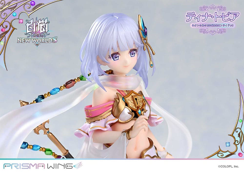 White Cat Project Prisma Wing PVC Statue 1/7 Tina Topia (The 10 Billion Tridollars of Neon Island) 22 cm Scalefiguren Yokina