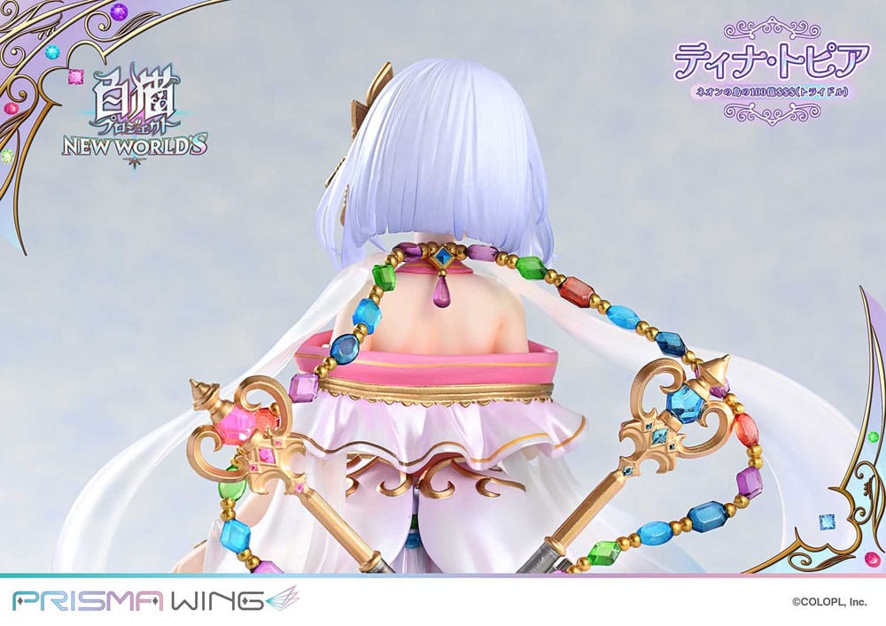 White Cat Project Prisma Wing PVC Statue 1/7 Tina Topia (The 10 Billion Tridollars of Neon Island) 22 cm Scalefiguren Yokina