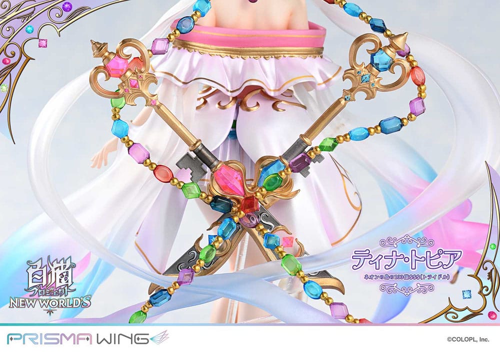 White Cat Project Prisma Wing PVC Statue 1/7 Tina Topia (The 10 Billion Tridollars of Neon Island) 22 cm Scalefiguren Yokina