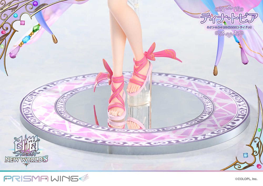 White Cat Project Prisma Wing PVC Statue 1/7 Tina Topia (The 10 Billion Tridollars of Neon Island) 22 cm Scalefiguren Yokina