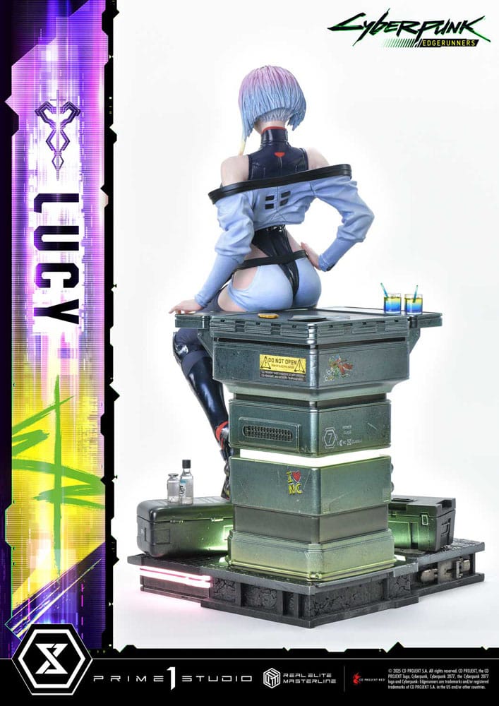 Cyberpunk: Edgerunners Real Elite Masterline Series Statue 1/4 Lucy Deluxe Version 50 cm Scalefiguren Yokina