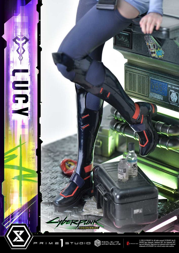 Cyberpunk: Edgerunners Real Elite Masterline Series Statue 1/4 Lucy Deluxe Version 50 cm Scalefiguren Yokina