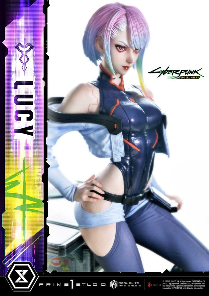 Cyberpunk: Edgerunners Real Elite Masterline Series Statue 1/4 Lucy Deluxe Bonus Version 50 cm Scalefiguren Yokina