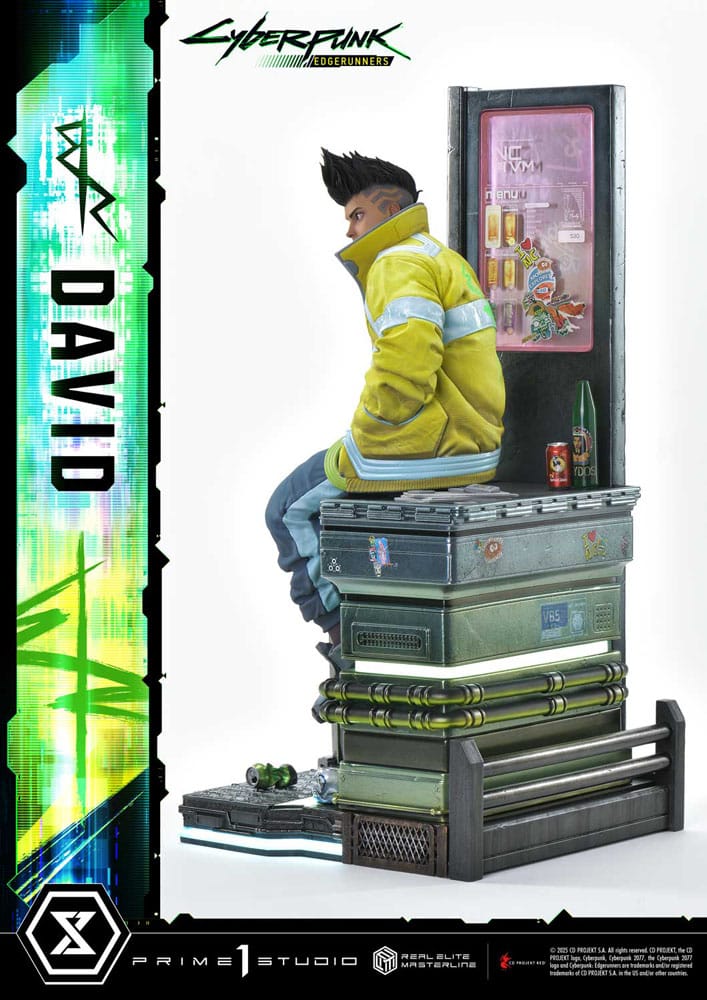 Cyberpunk: Edgerunners Real Elite Masterline Series Statue 1/4 David 58 cm Scalefiguren Yokina