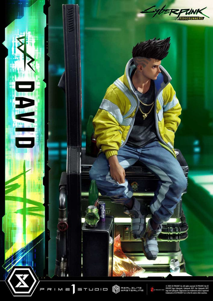 Cyberpunk: Edgerunners Real Elite Masterline Series Statue 1/4 David 58 cm Scalefiguren Yokina