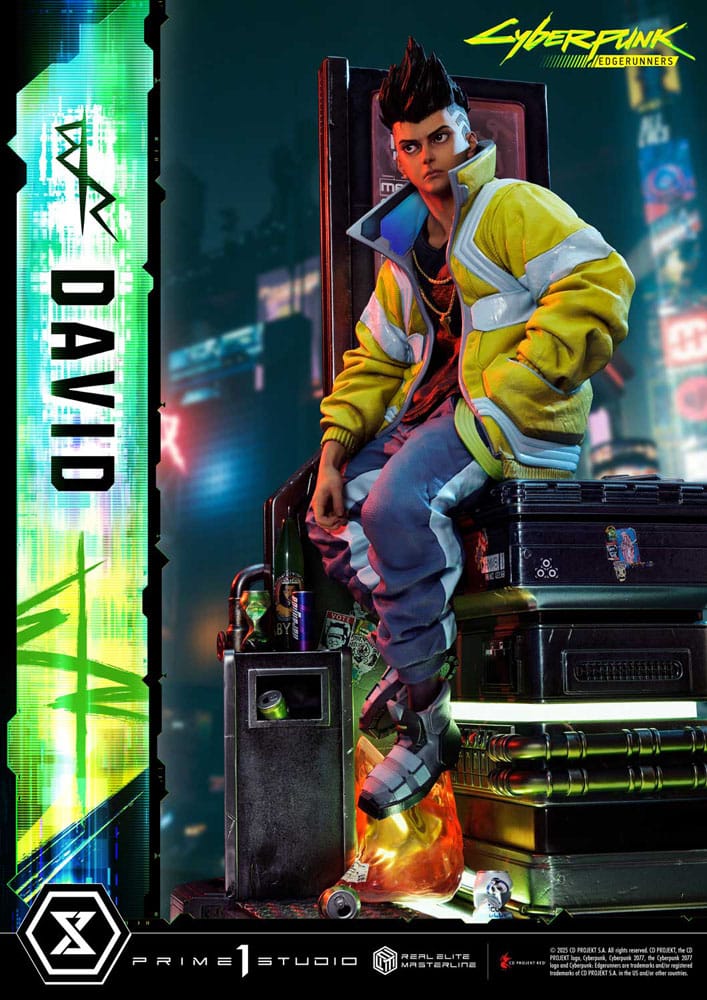 Cyberpunk: Edgerunners Real Elite Masterline Series Statue 1/4 David 58 cm Scalefiguren Yokina