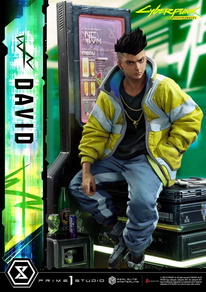 Cyberpunk: Edgerunners Real Elite Masterline Series Statue 1/4 David 58 cm Scalefiguren Yokina