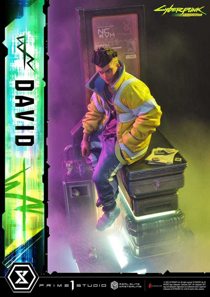 Cyberpunk: Edgerunners Real Elite Masterline Series Statue 1/4 David 58 cm Scalefiguren Yokina