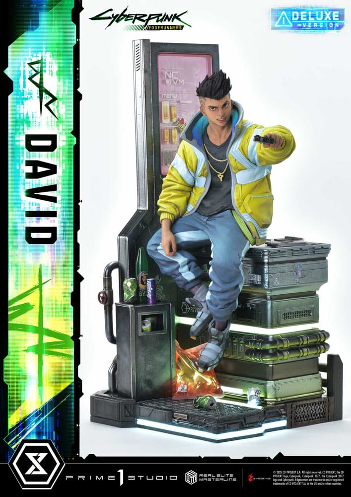 Cyberpunk: Edgerunners Real Elite Masterline Series Statue 1/4 David Bonus Version 58 cm Scalefiguren Yokina