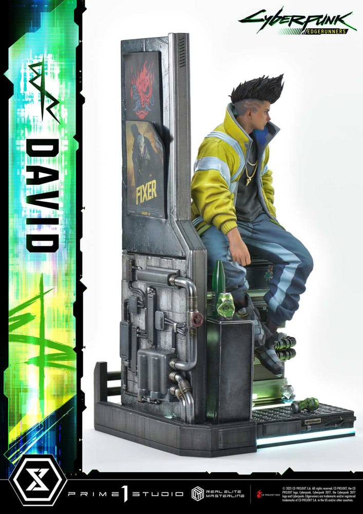 Cyberpunk: Edgerunners Real Elite Masterline Series Statue 1/4 David Bonus Version 58 cm Scalefiguren Yokina