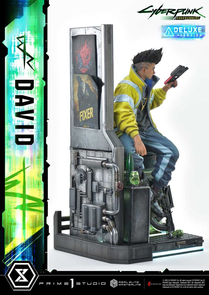 Cyberpunk: Edgerunners Real Elite Masterline Series Statue 1/4 David Bonus Version 58 cm Scalefiguren Yokina