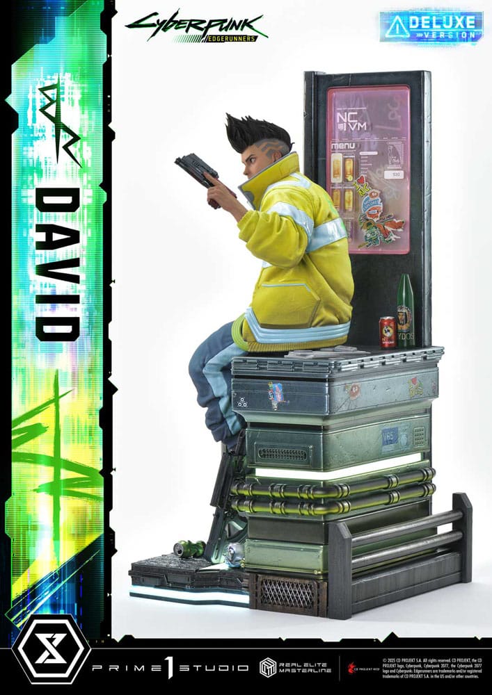 Cyberpunk: Edgerunners Real Elite Masterline Series Statue 1/4 David Bonus Version 58 cm Scalefiguren Yokina