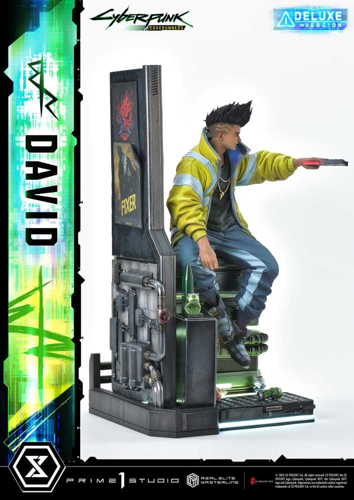 Cyberpunk: Edgerunners Real Elite Masterline Series Statue 1/4 David Bonus Version 58 cm Scalefiguren Yokina